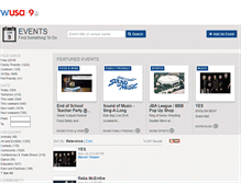 Tablet Screenshot of events.wusa9.com