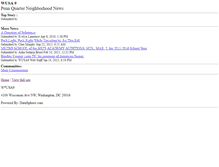 Tablet Screenshot of pennquarter.wusa9.com